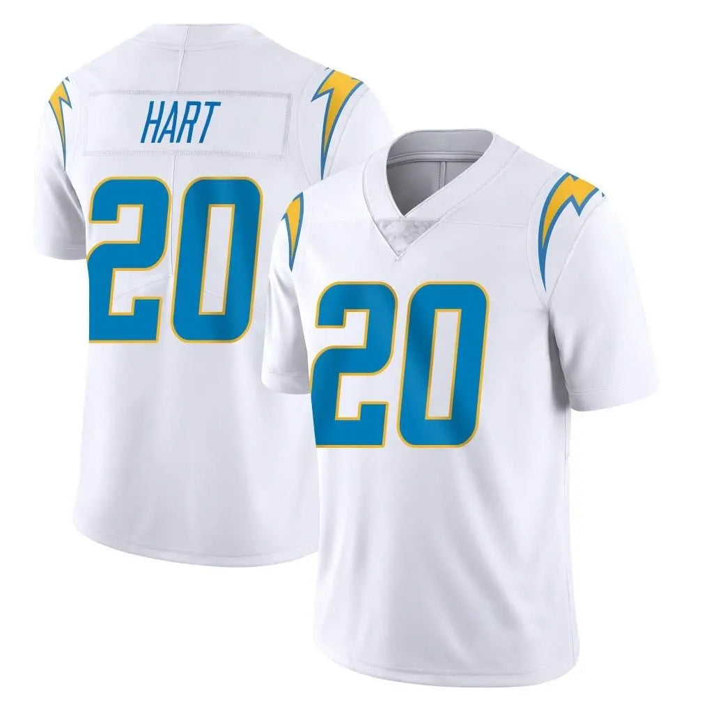 Punc LA.Chargers #20 Cam Hart Player White Limited Vapor Untouchable Home Game Stitched Jerseys