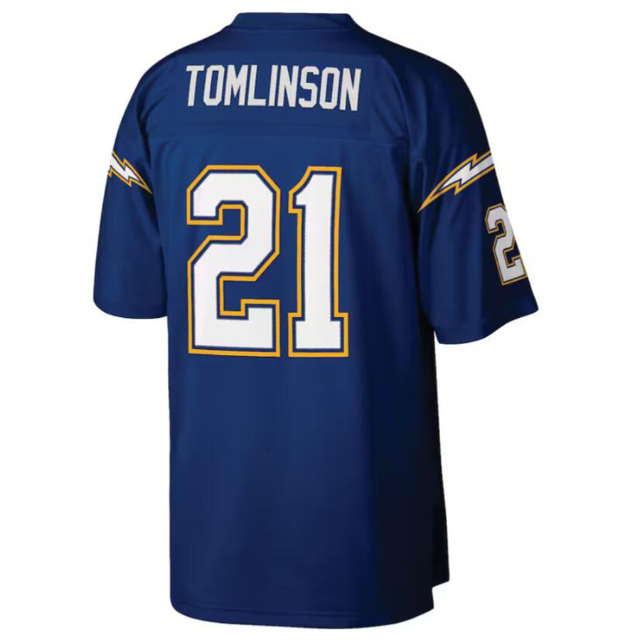 Punc LA.Chargers #21 LaDainian Tomlinson Mitchell & Ness Navy Retired Player Legacy Replica Jersey Stitched Jerseys