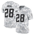 Punc LA.Chargers #28 Kimani Vidal Player Arctic Camo Salute To Service Limited Game Stitched Jerseys