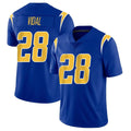 Punc LA.Chargers #28 Kimani Vidal Player Royal Limited Vapor Home Game Stitched Jerseys