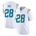 Punc LA.Chargers #28 Kimani Vidal Player White Limited Vapor Untouchable Home Game Stitched Jerseys