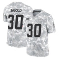 Punc LA.Chargers #30 Alec Ingold Player Arctic Camo Salute To Service Limited Game Stitched Jerseys