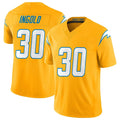 Punc LA.Chargers #30 Alec Ingold Player Gold Limited Vapor F.U.S.E. Home Game Stitched Jerseys