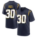 Punc LA.Chargers #30 Alec Ingold Player Navy Home Game Stitched Jerseys