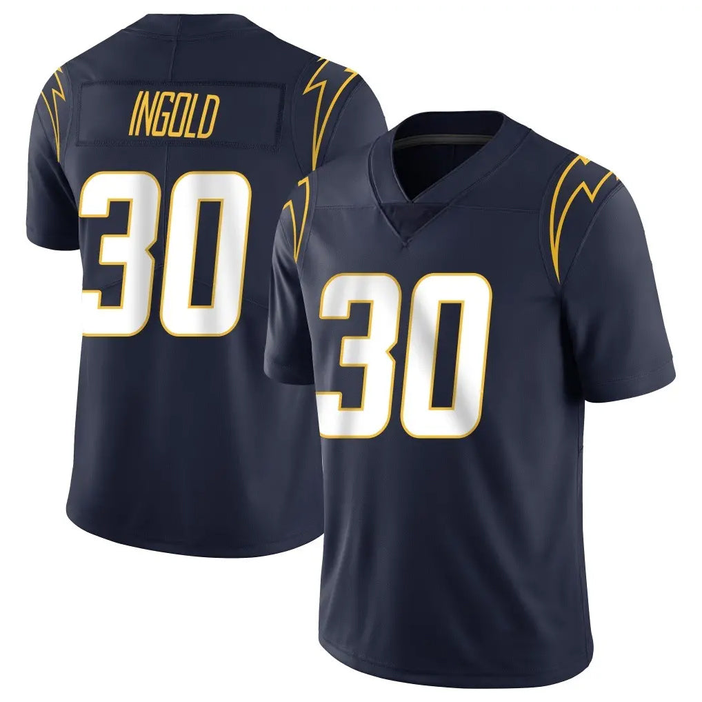 Punc LA.Chargers #30 Alec Ingold Player Navy Limited Vapor Untouchable Home Game Stitched Jerseys