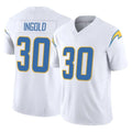 Punc LA.Chargers #30 Alec Ingold Player White Limited Vapor F.U.S.E. Home Game Stitched Jerseys