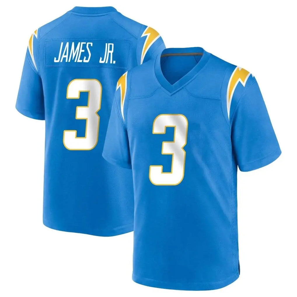 Punc LA.Chargers #3 Derwin James Jr. Player Blue Home Game Stitched Jerseys