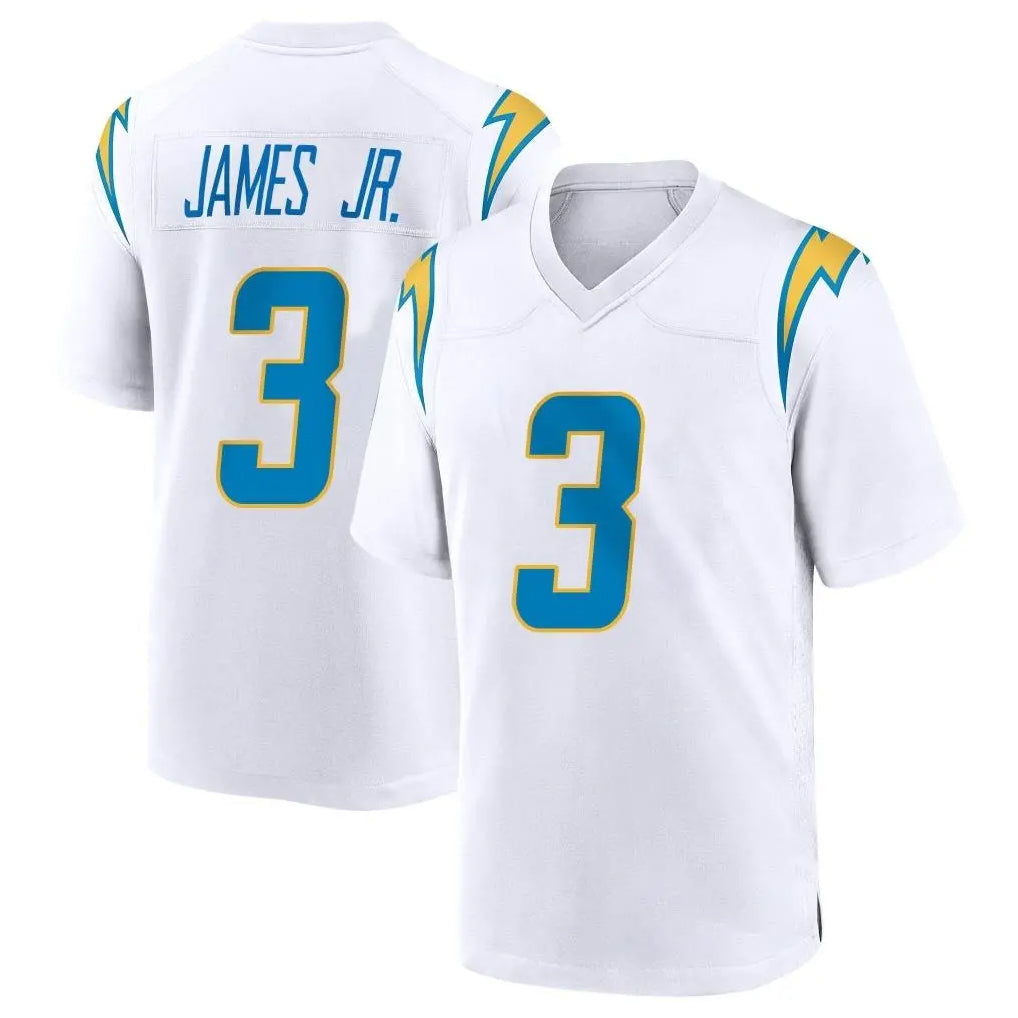 Punc LA.Chargers #3 Derwin James Jr. Player White Home Game Stitched Jerseys