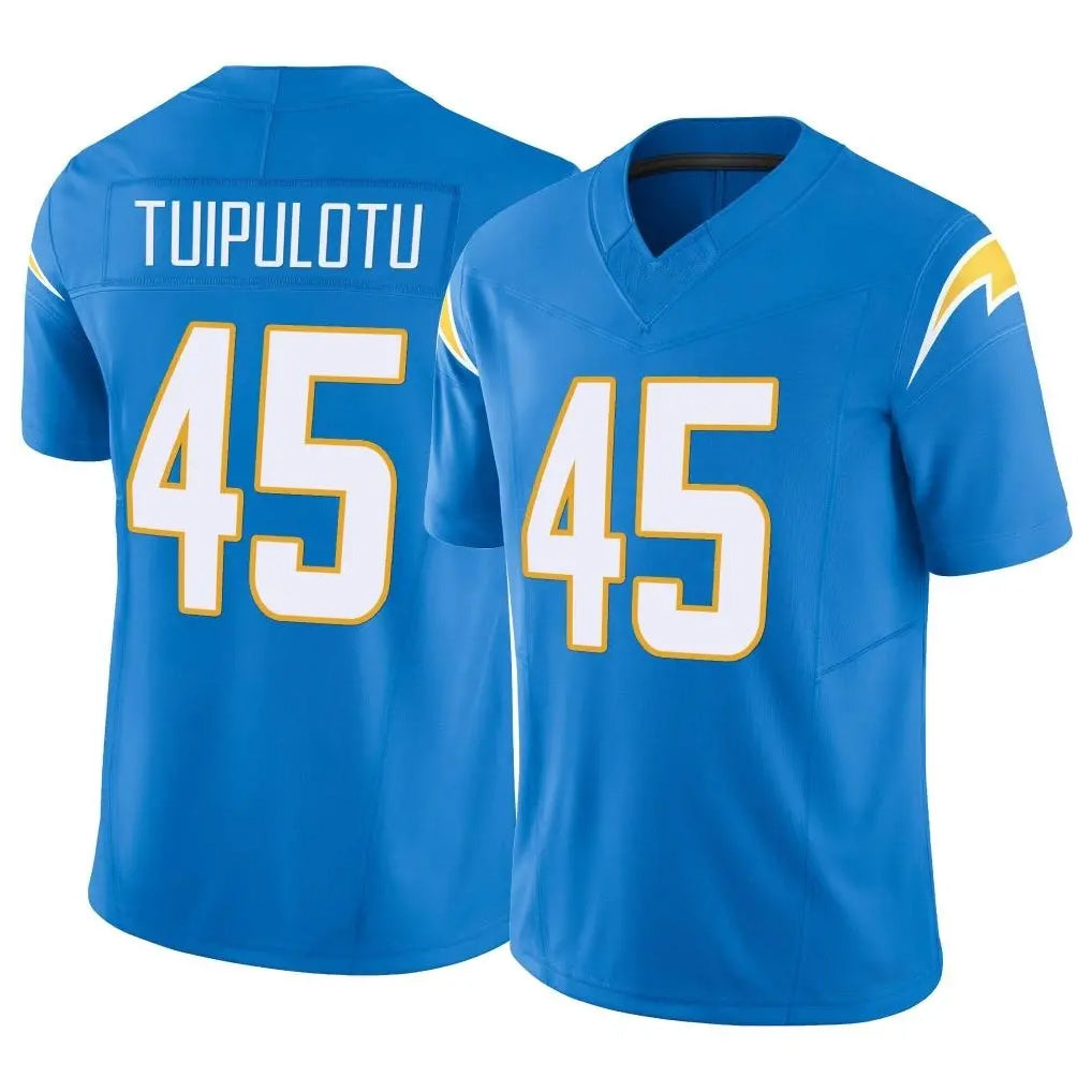 Punc LA.Chargers #45 Tuli Tuipulotu Player Blue Limited Vapor F.U.S.E. Home Game Stitched Jerseys