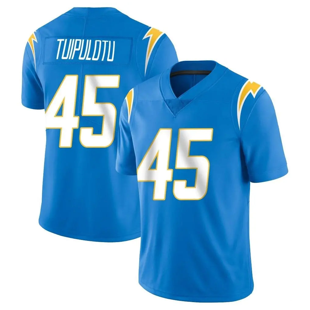 Punc LA.Chargers #45 Tuli Tuipulotu Player Blue Limited Vapor Untouchable Home Game Stitched Jerseys