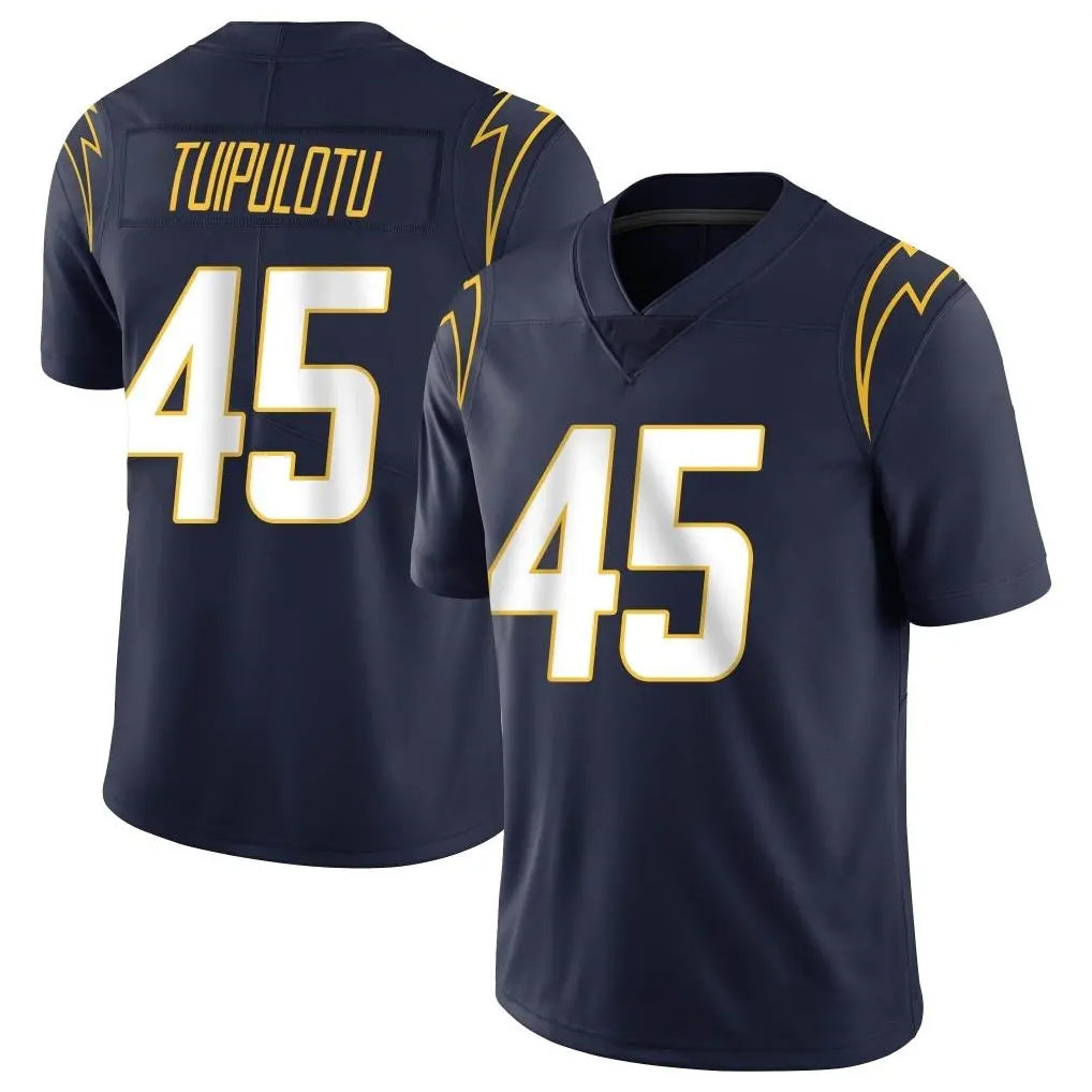 Punc LA.Chargers #45 Tuli Tuipulotu Player Navy Limited Vapor Untouchable Home Game Stitched Jerseys