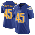 Punc LA.Chargers #45 Tuli Tuipulotu Player Royal Limited Color Rush Vapor Untouchable Home Game Stitched Jerseys