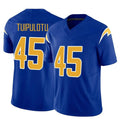 Punc LA.Chargers #45 Tuli Tuipulotu Player Royal Limited Vapor F.U.S.E. Home Game Stitched Jerseys