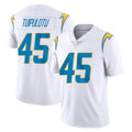 Punc LA.Chargers #45 Tuli Tuipulotu Player White Limited Vapor Untouchable Home Game Stitched Jerseys