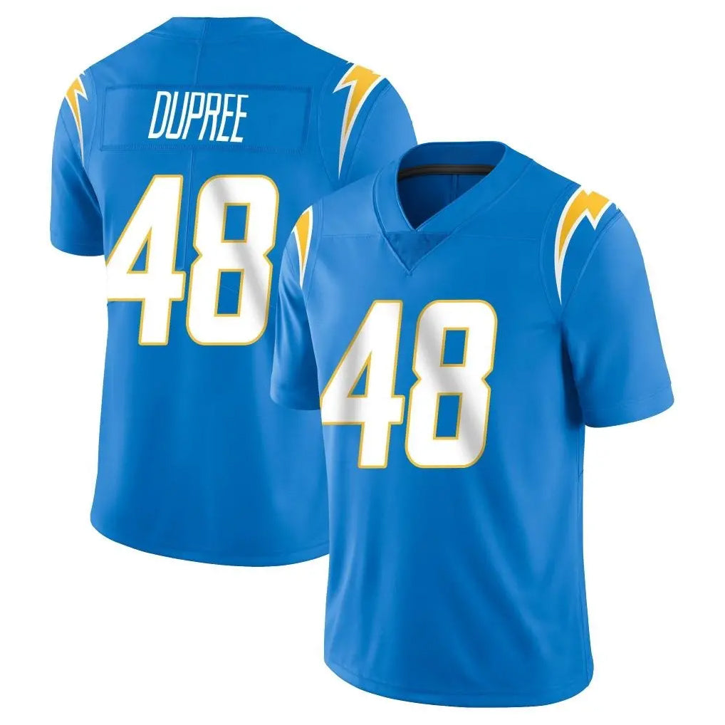 Punc LA.Chargers #48 Bud Dupree Player Blue Limited Vapor Untouchable Home Game Stitched Jerseys