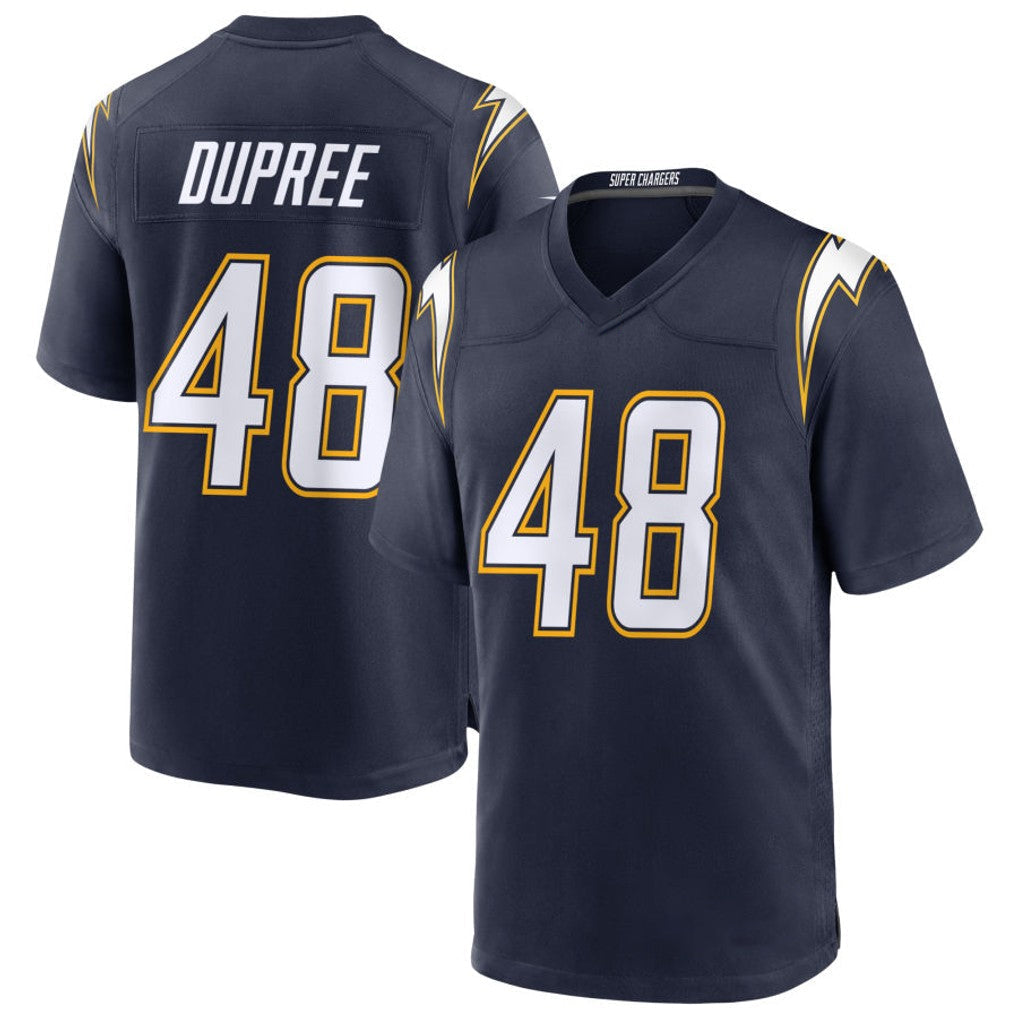 Punc LA.Chargers #48 Bud Dupree Player Navy Alternate Home Game Stitched Jerseys