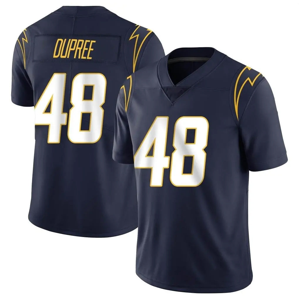 Punc LA.Chargers #48 Bud Dupree Player Navy Limited Vapor Untouchable Home Game Stitched Jerseys