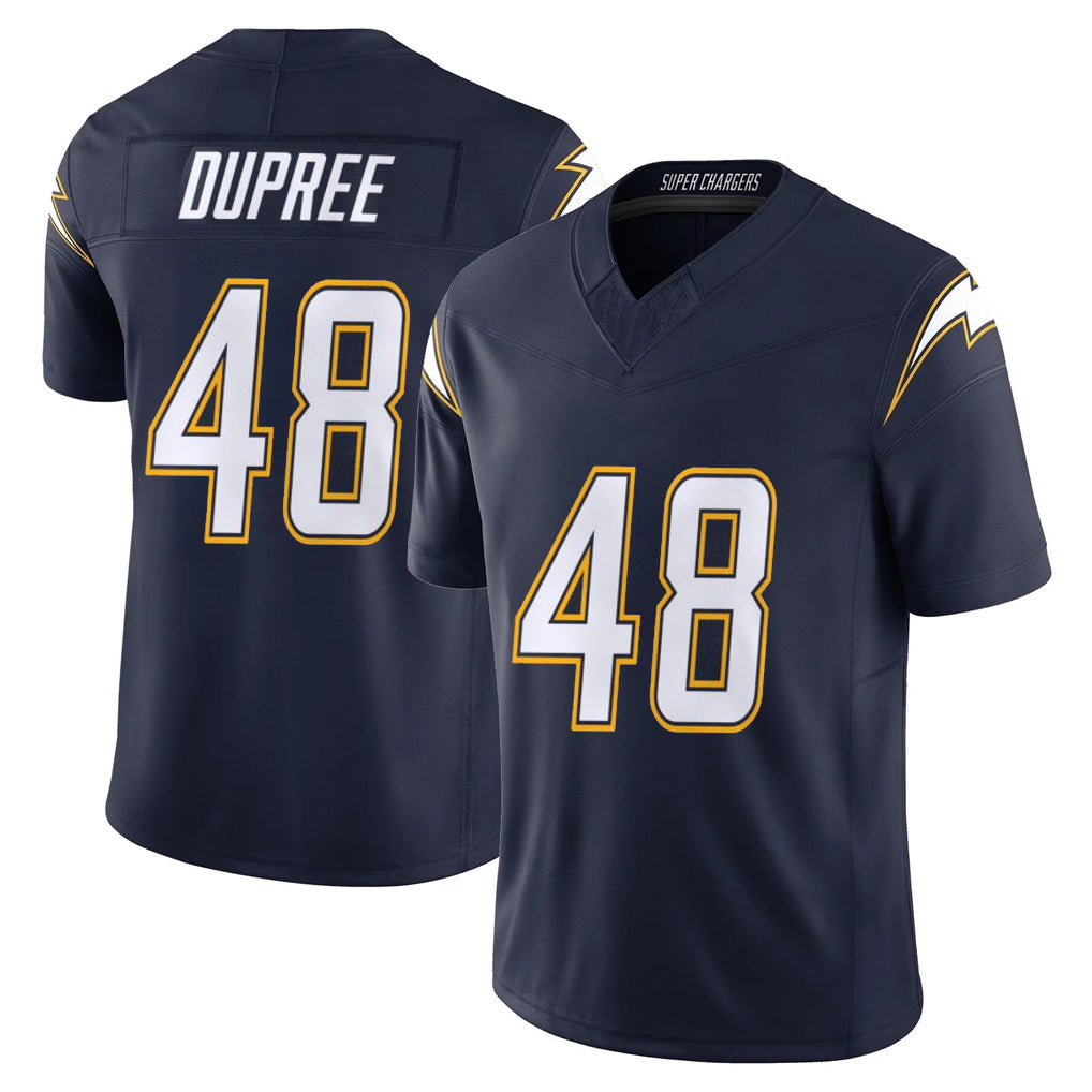 Punc LA.Chargers #48 Bud Dupree Player Navy Vapor F.U.S.E. Limited Home Game Stitched Jerseys