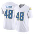 Punc LA.Chargers #48 Bud Dupree Player White Limited Vapor F.U.S.E. Home Game Stitched Jerseys