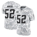 Punc LA.Chargers #52 Khalil Mack Player Arctic Camo Salute To Service Limited Game Stitched Jerseys