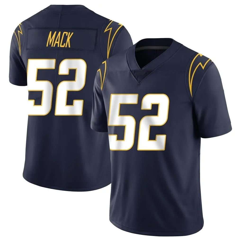 Punc LA.Chargers #52 Khalil Mack Player Navy Limited Vapor Untouchable Home Game Stitched Jerseys