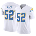 Punc LA.Chargers #52 Khalil Mack Player White Limited Vapor F.U.S.E. Home Game Stitched Jerseys