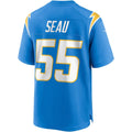 Punc LA.Chargers #55 Junior Seau Powder Blue Game Retired Player Stitched Jerseys