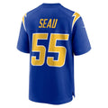 Punc LA.Chargers #55 Junior Seau Royal Retired Player Alternate Game Stitched Jerseys