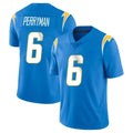 Punc LA.Chargers #6 Denzel Perryman Player Blue Limited Vapor Untouchable Home Game Stitched Jerseys