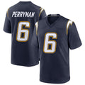 Punc LA.Chargers #6 Denzel Perryman Player Navy Alternate Home Game Stitched Jerseys