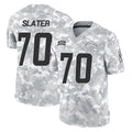 Punc LA.Chargers #70 Rashawn Slater Player Arctic Camo Salute To Service Limited Game Stitched Jerseys