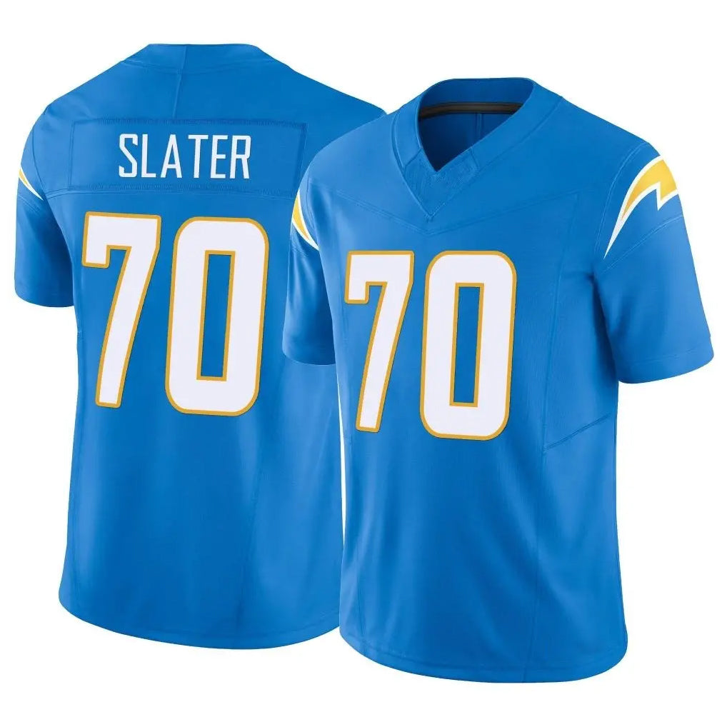 Punc LA.Chargers #70 Rashawn Slater Player Blue Limited Vapor F.U.S.E. Home Game Stitched Jerseys