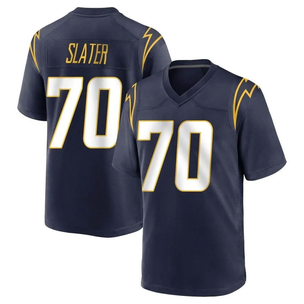 Punc LA.Chargers #70 Rashawn Slater Player Navy Home Game Stitched Jerseys