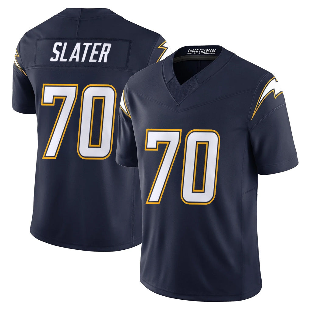 Punc LA.Chargers #70 Rashawn Slater Player Navy Vapor F.U.S.E. Limited Home Game Stitched Jerseys