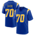 Punc LA.Chargers #70 Rashawn Slater Player Royal Home Game Stitched Jerseys