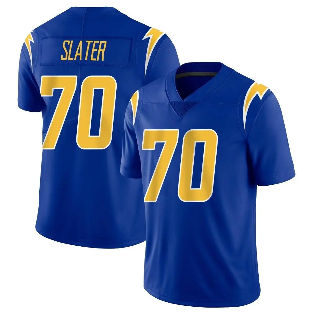 Punc LA.Chargers #70 Rashawn Slater Player Royal Limited Vapor Home Game Stitched Jerseys