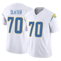 Punc LA.Chargers #70 Rashawn Slater Player White Limited Vapor F.U.S.E. Home Game Stitched Jerseys