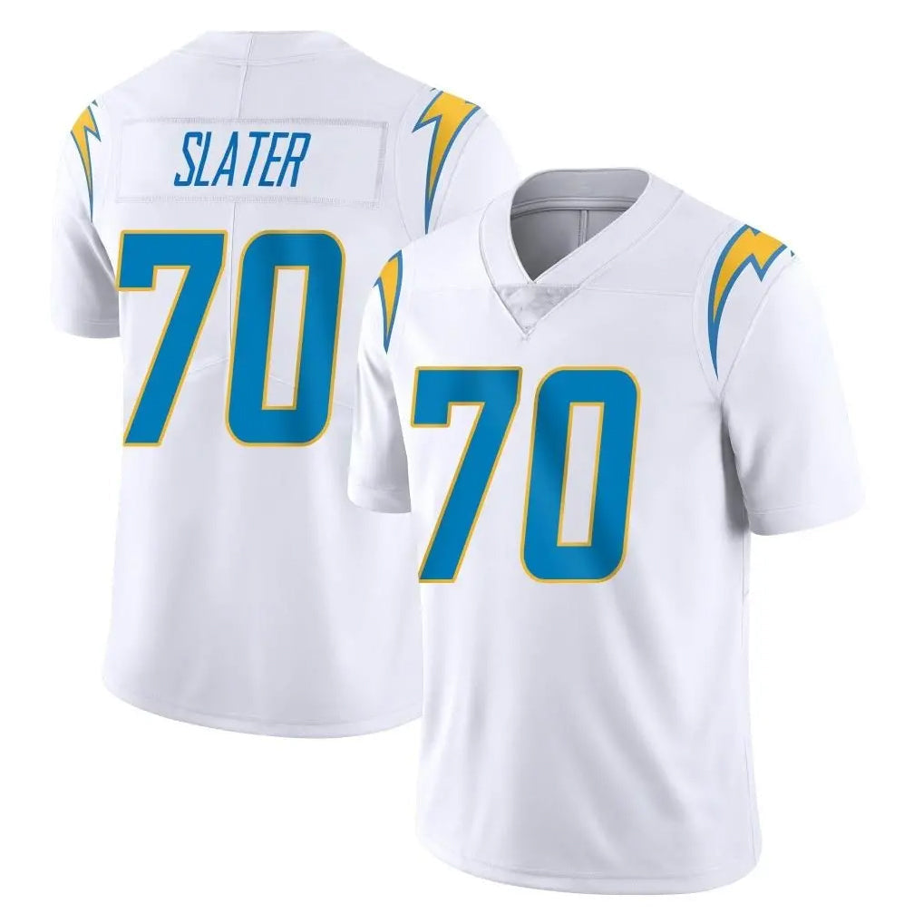 Punc LA.Chargers #70 Rashawn Slater Player White Limited Vapor Untouchable Home Game Stitched Jerseys