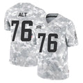 Punc LA.Chargers #76 Joe Alt Player Arctic Camo Salute To Service Limited Game Stitched Jerseys
