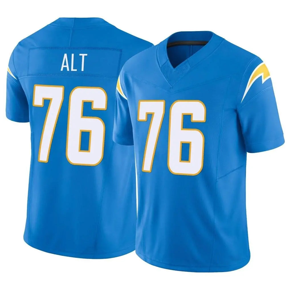 Punc LA.Chargers #76 Joe Alt Player Blue Limited Vapor F.U.S.E. Home Game Stitched Jerseys