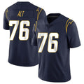 Punc LA.Chargers #76 Joe Alt Player Navy Limited Vapor Untouchable Home Game Stitched Jerseys