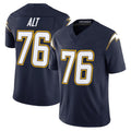 Punc LA.Chargers #76 Joe Alt Player Navy Vapor F.U.S.E. Limited Home Game Stitched Jerseys