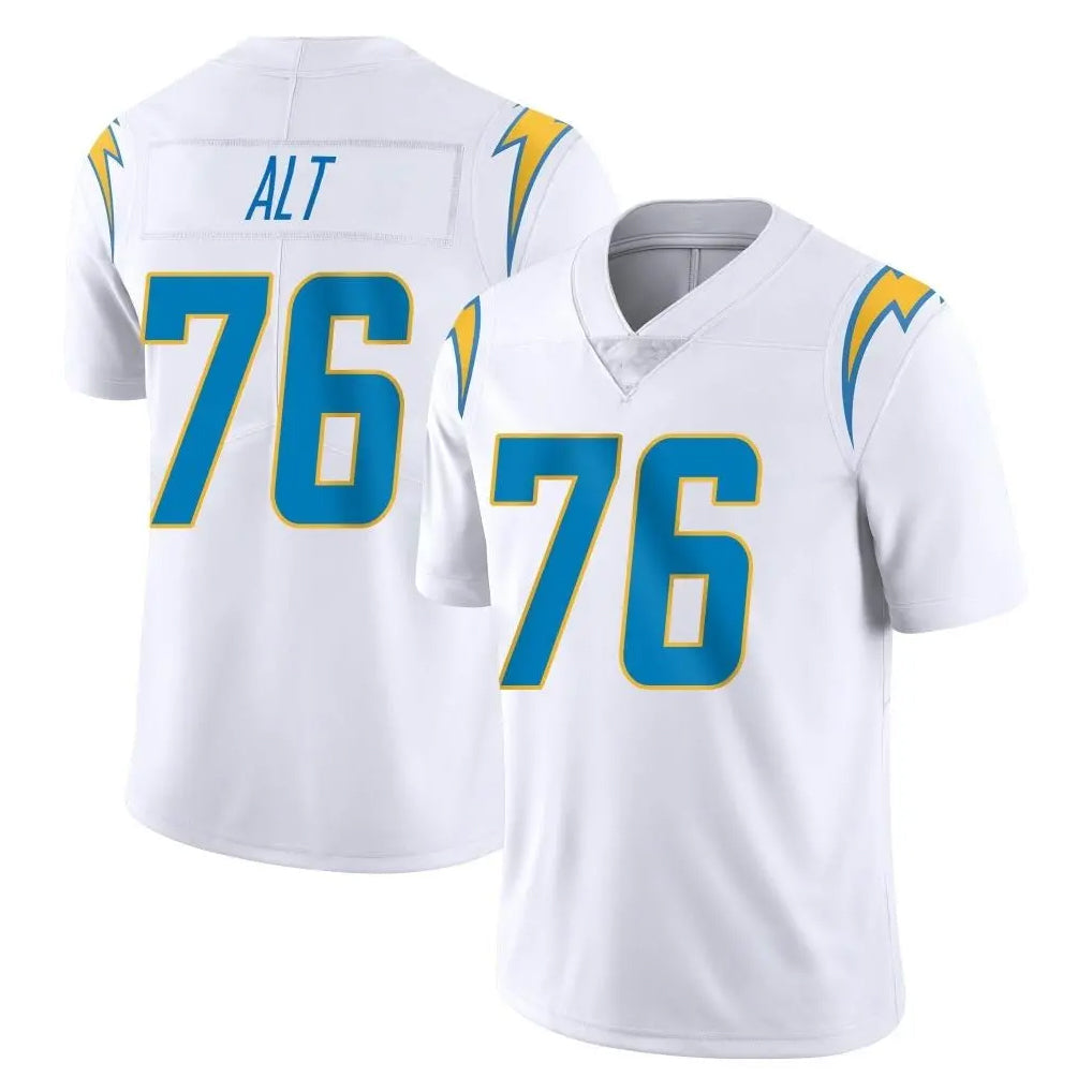 Punc LA.Chargers #76 Joe Alt Player White Limited Vapor Untouchable Home Game Stitched Jerseys