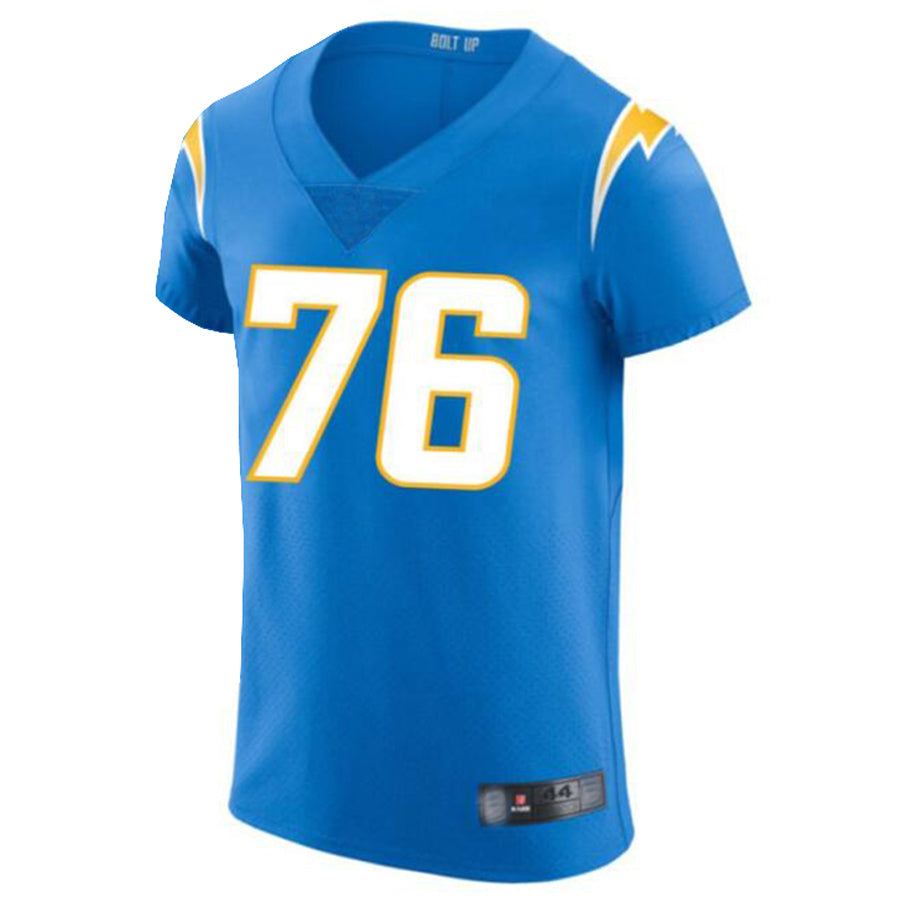 Punc LA.Chargers #76 Joe Alt Powder Blue Vapor Elite Player Jersey American Stitched Jerseys