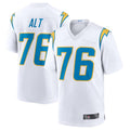 Punc LA.Chargers #76 Joe Alt White 2024 Draft First Round Pick Player Game Jersey American Stitched Jerseys