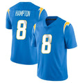 Punc LA.Chargers #8 Omarion Hampton Player Blue Limited Vapor Untouchable Home Game Stitched Jerseys