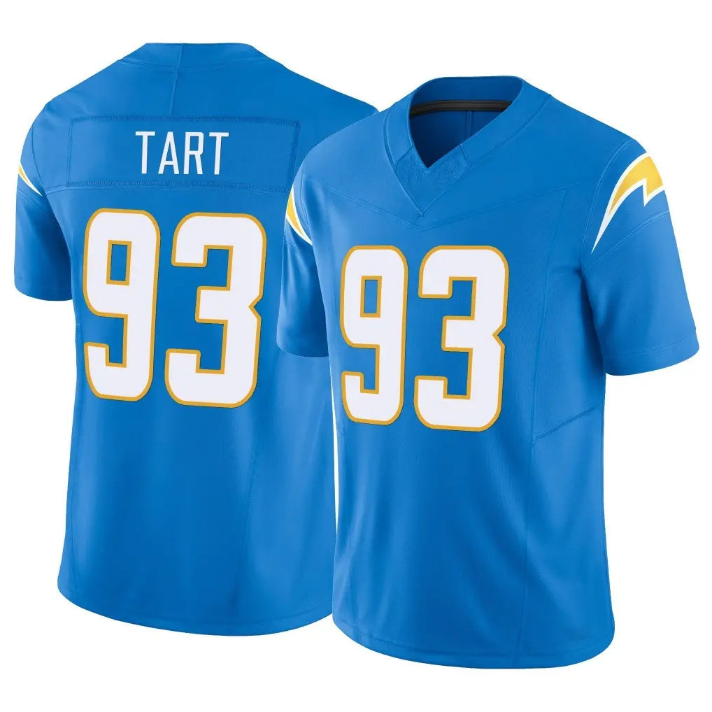 Punc LA.Chargers #93 Teair Tart Player Blue Limited Vapor F.U.S.E. Home Game Stitched Jerseys