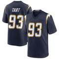 Punc LA.Chargers #93 Teair Tart Player Navy Alternate Home Game Stitched Jerseys