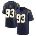 Punc LA.Chargers #93 Teair Tart Player Navy Home Game Stitched Jerseys