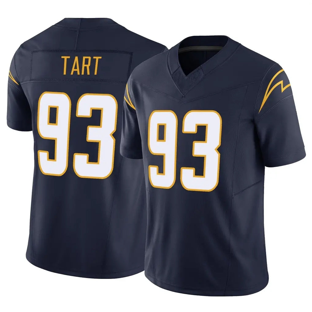 Punc LA.Chargers #93 Teair Tart Player Navy Limited Vapor F.U.S.E. Home Game Stitched Jerseys